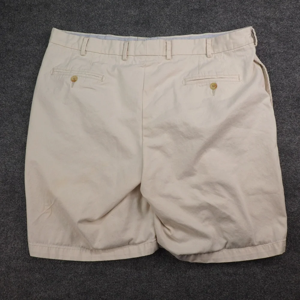 Peter Millar Shorts Mens 40 Chino Beige Solid Preppy Old Money Golf Luxury